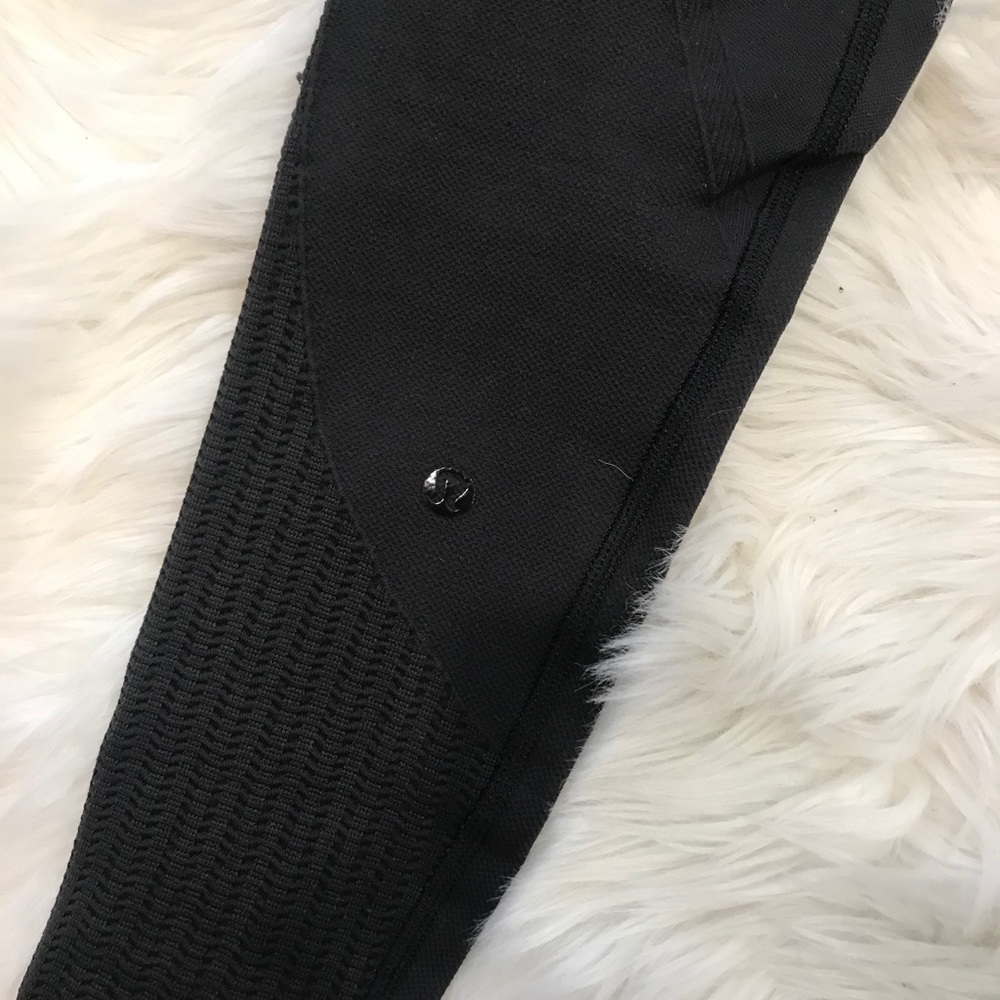Lululemon dark gray leggings size 4
